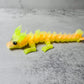 3D Printed Articulated Translucent Crystal Dragons (RTS)