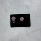 Light Purple Druzy CLIP ON Stud Earringt