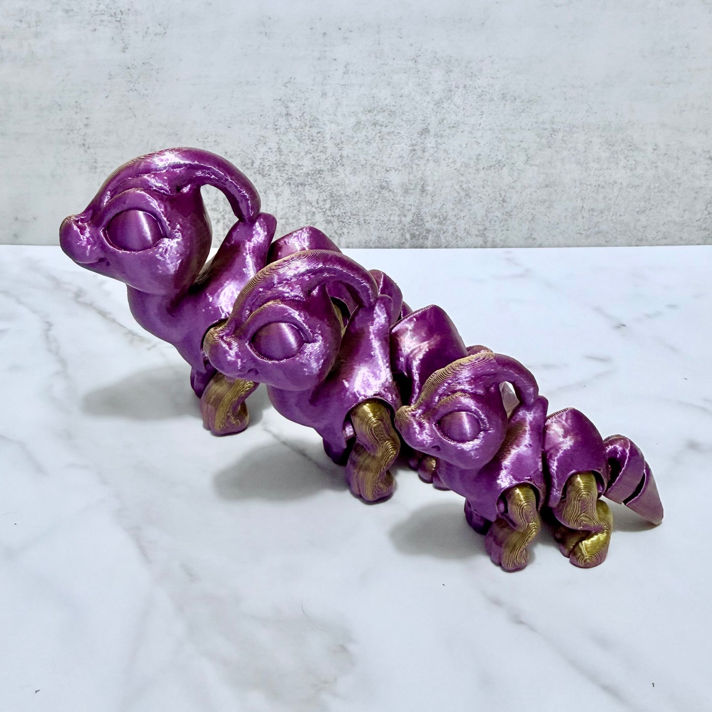 3D Printed Articulated Tuba Dino RTS
