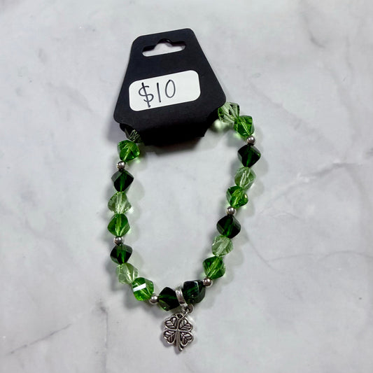 Four Leaf Clover Handmade Bracelet