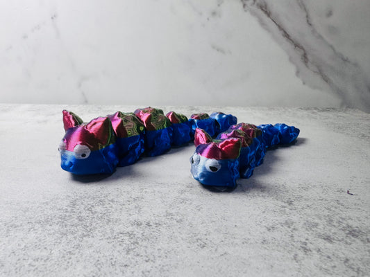 3D Printed Articulated Fluffy Fox (RTS)