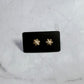 Gold Snowflake Stud Earring