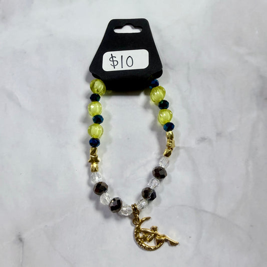 Moon and Star Handmade Bracelet