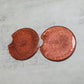Rusty Red Glitter Car Coaster Set