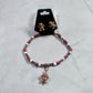 Gingerbread ManBracelet and Earring Set