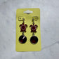 Shades of Red Turtle Dangle