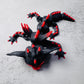 3D Printed Articulated Black&Red Bat Dragon (RTS)