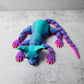 3D Printed Articulated Sphinx Cat (Teal) (RTS)