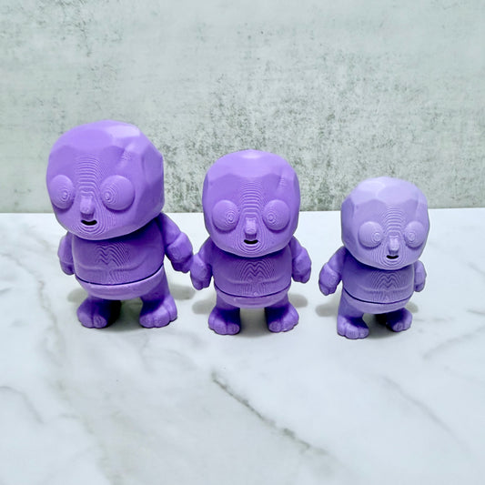 3D Printed Articulated Rock Dude (RTS)