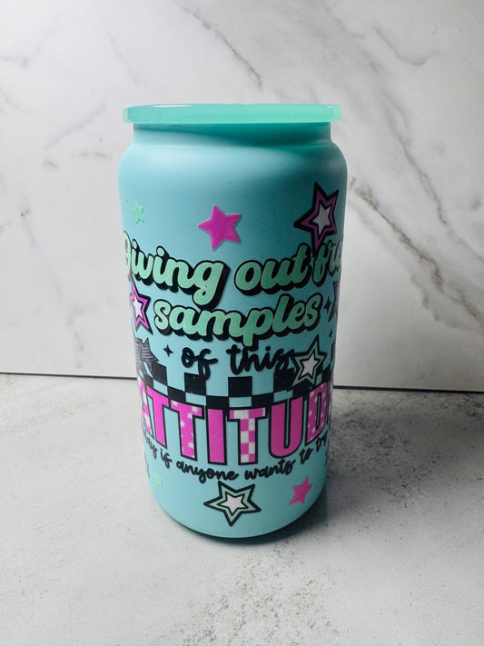 Free Attitude 16oz Stainless Steel Libby