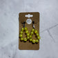 Yellow/Black Cross Dangle