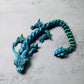 3D Printed Articulated Blue/Green Buff Dragon (RTS)