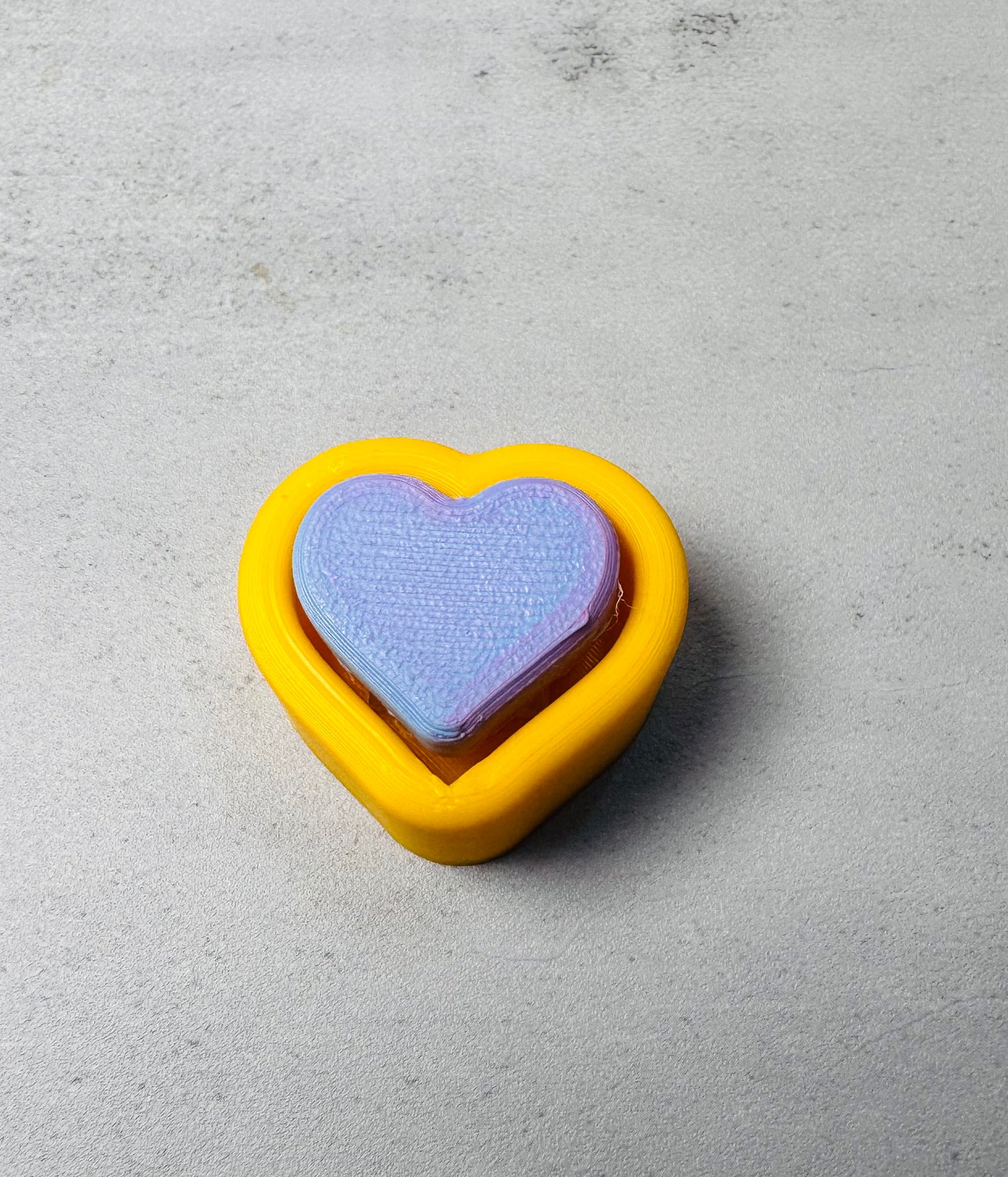 3D Printed Heart clickers RTS