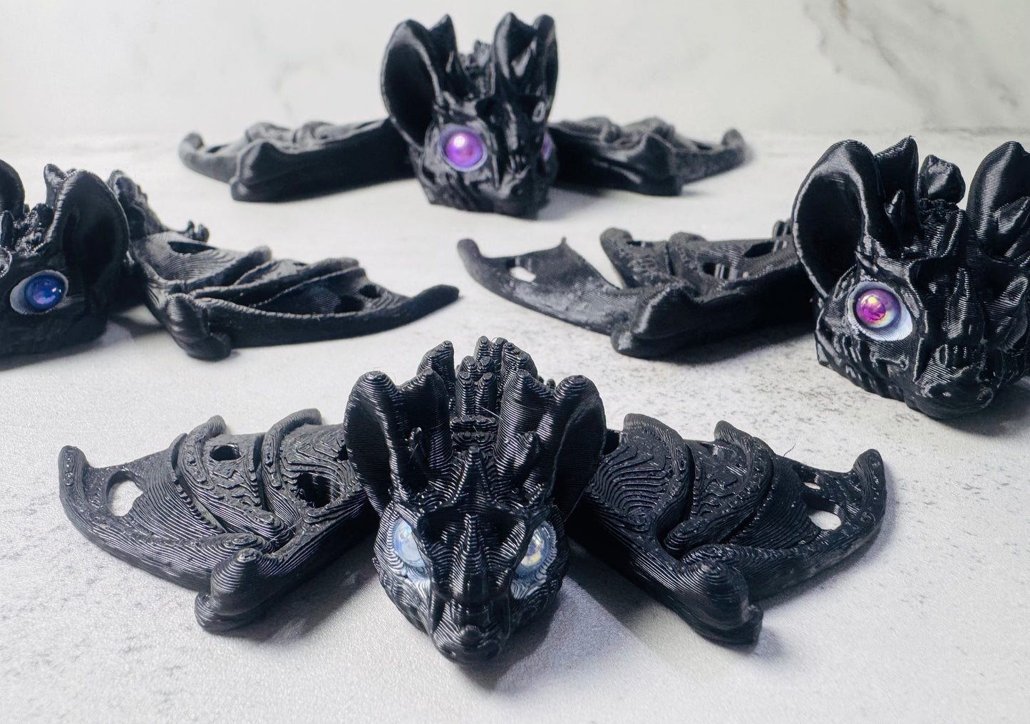 3D Printed Articulated Spooky Bats (RTS)