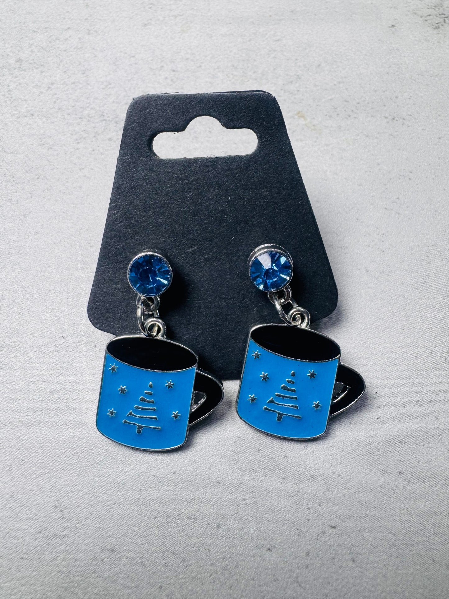 Coffee Mug with Tree Dangle