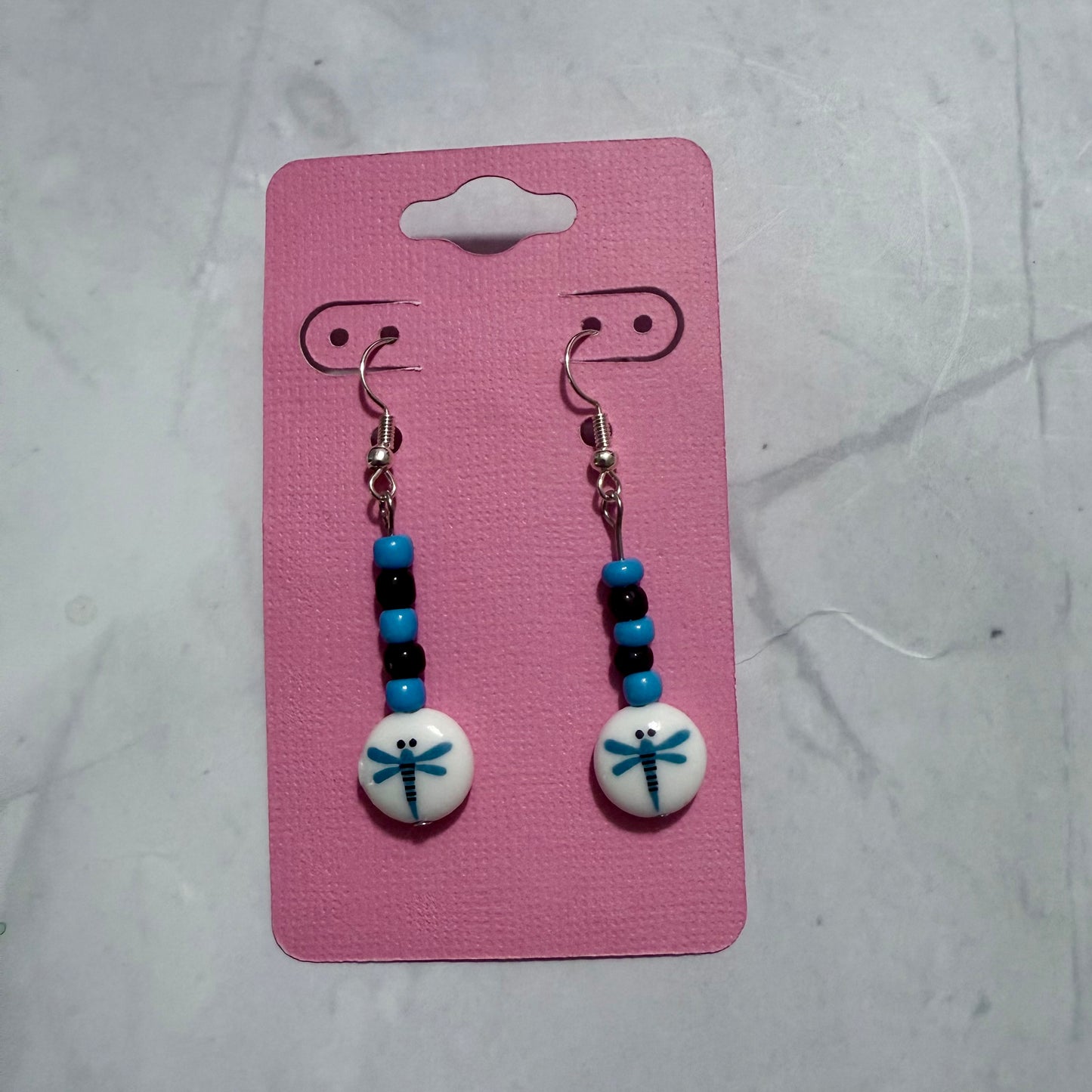 Blue Dragonfly Dangle