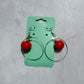 Full Red Apple Dangle