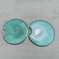 Sage green Glitter Car Coaster Set