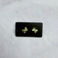 Gold Bow Stud Earring V1