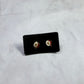 Tiny Santa Enamel Stud Earring