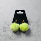 Green Pompom Dangle