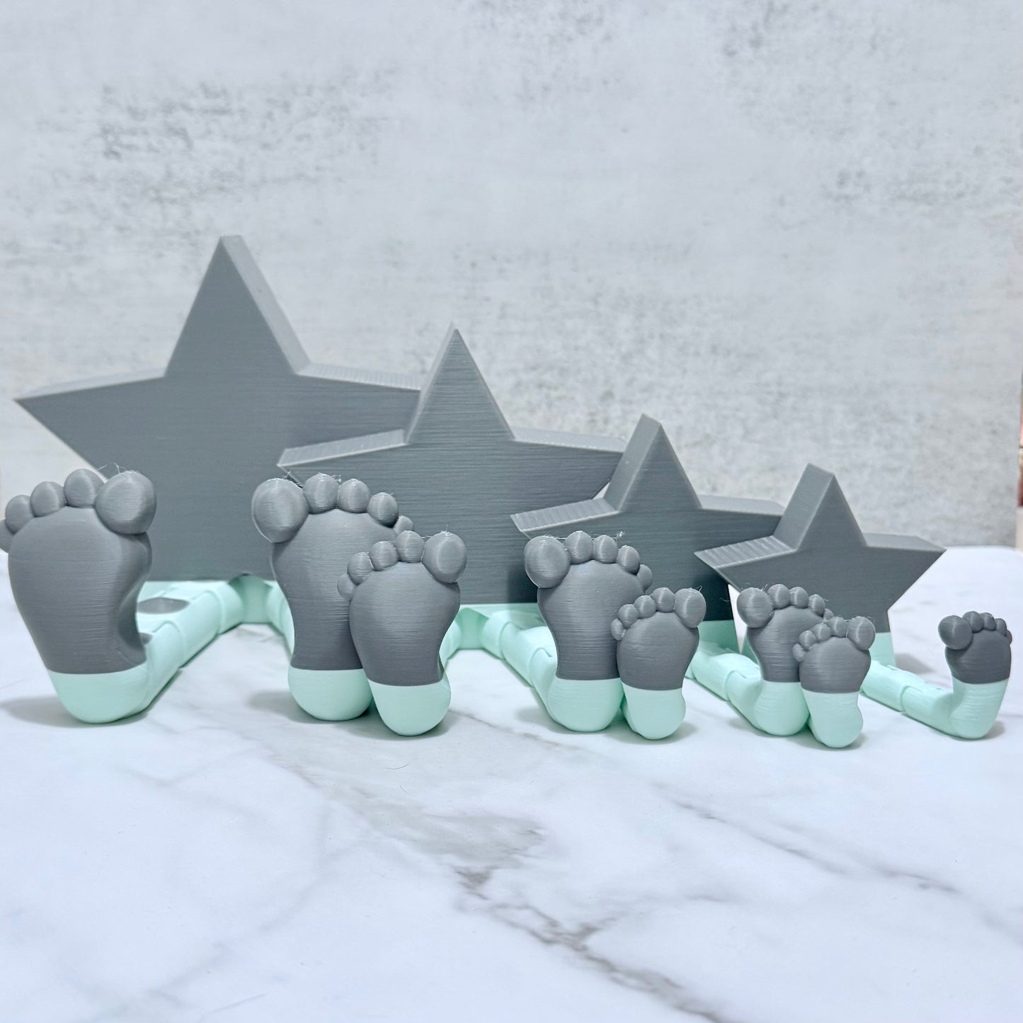 3D Printed Articulated Star Desk Pet  (RTS)
