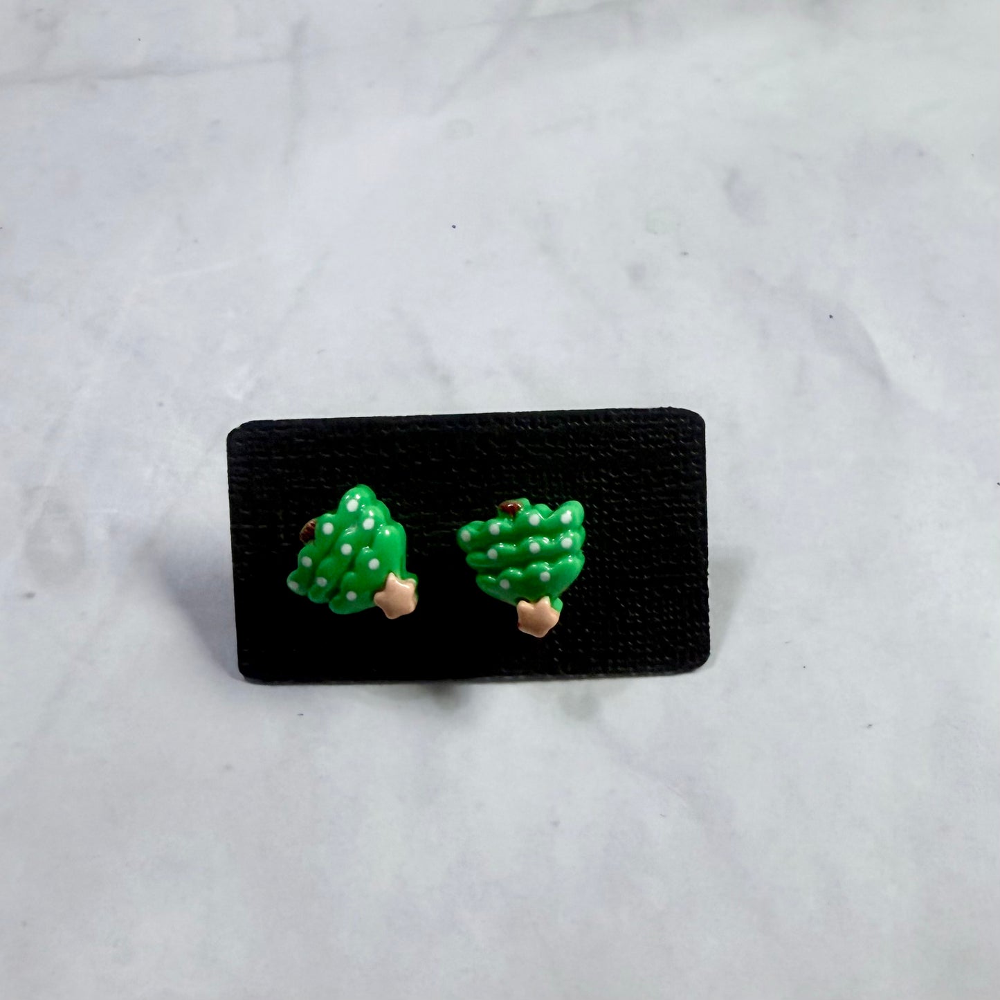 Resin Tree Stud Earring