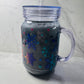 Rainbow Snowflake Temperature Reactive Glitter Acrylic Snowglobe Tumbler