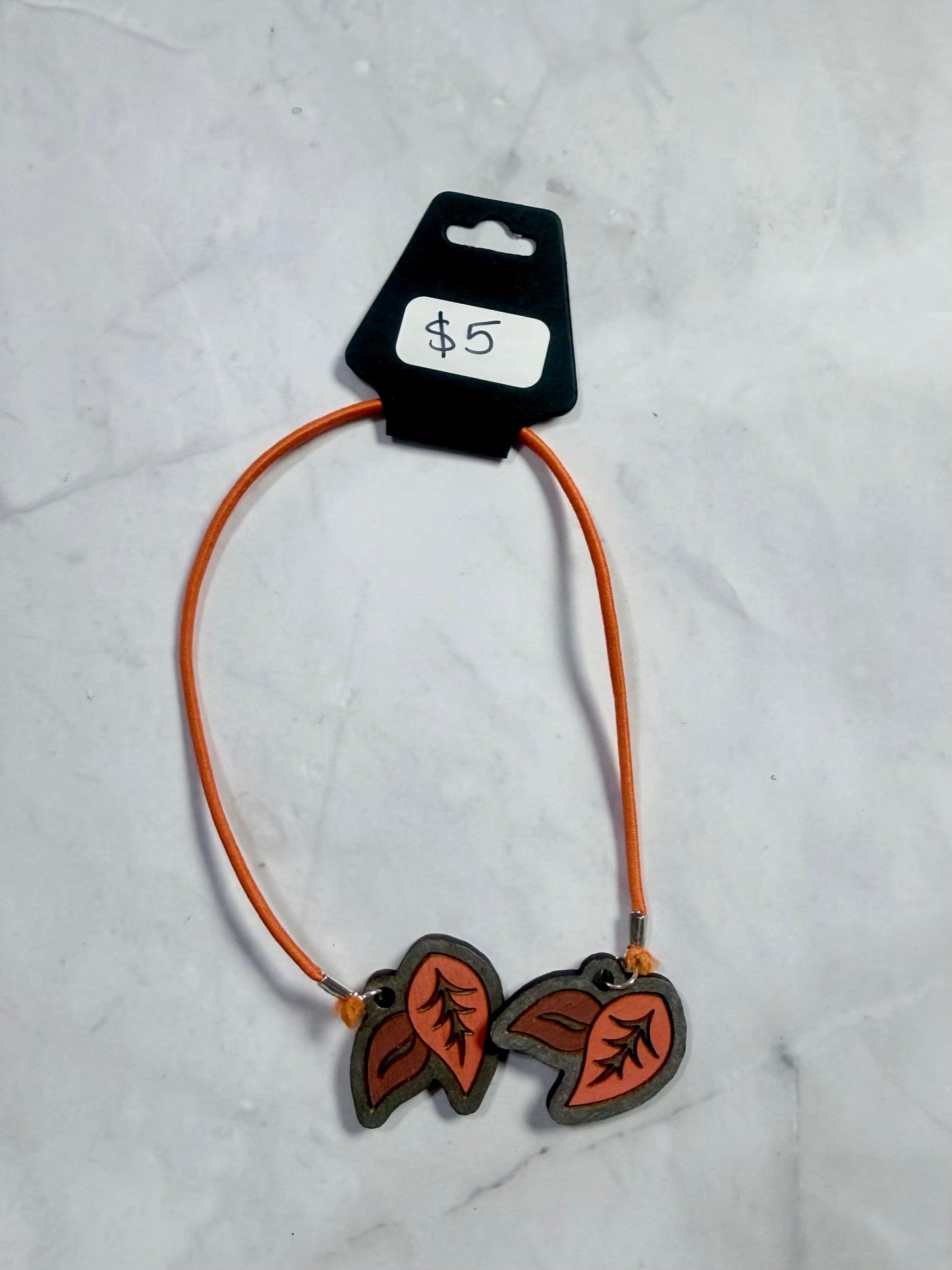 Fall Leaves String Bookmark