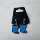 Blue Winter Socks Dangle