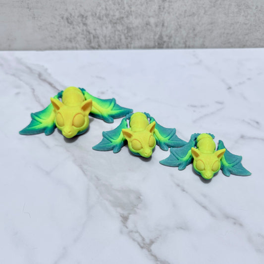 3D Printed Articulated Fruit Bat (RTS)