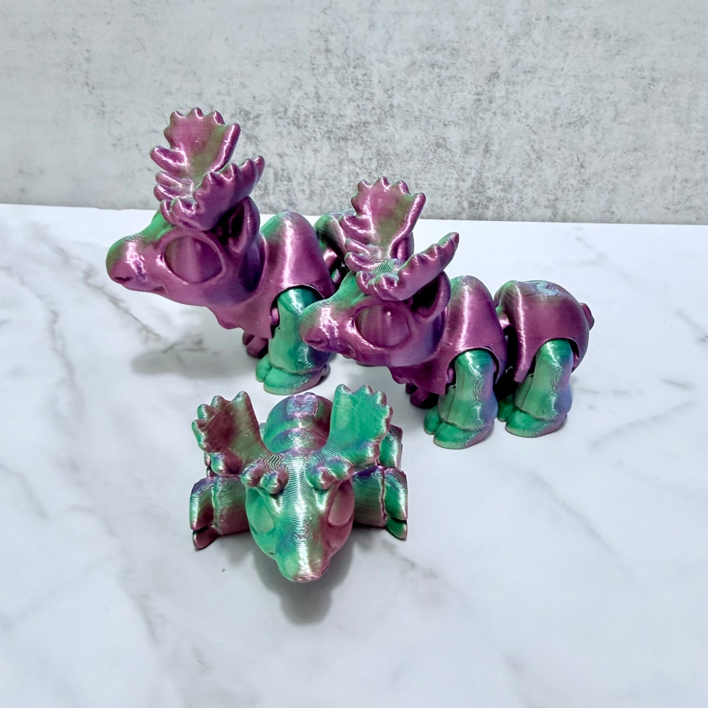 3D Printed Articulated Male Moose (RTS)