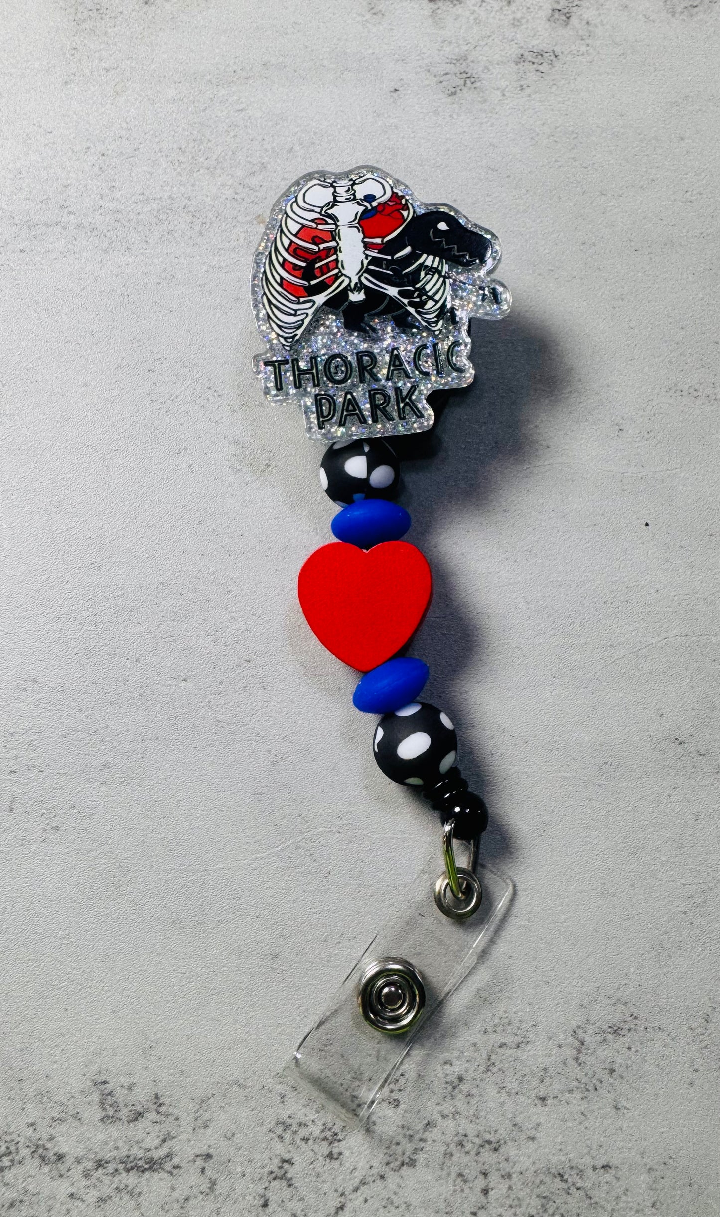 Thoracic Park Badge Reel with Clip