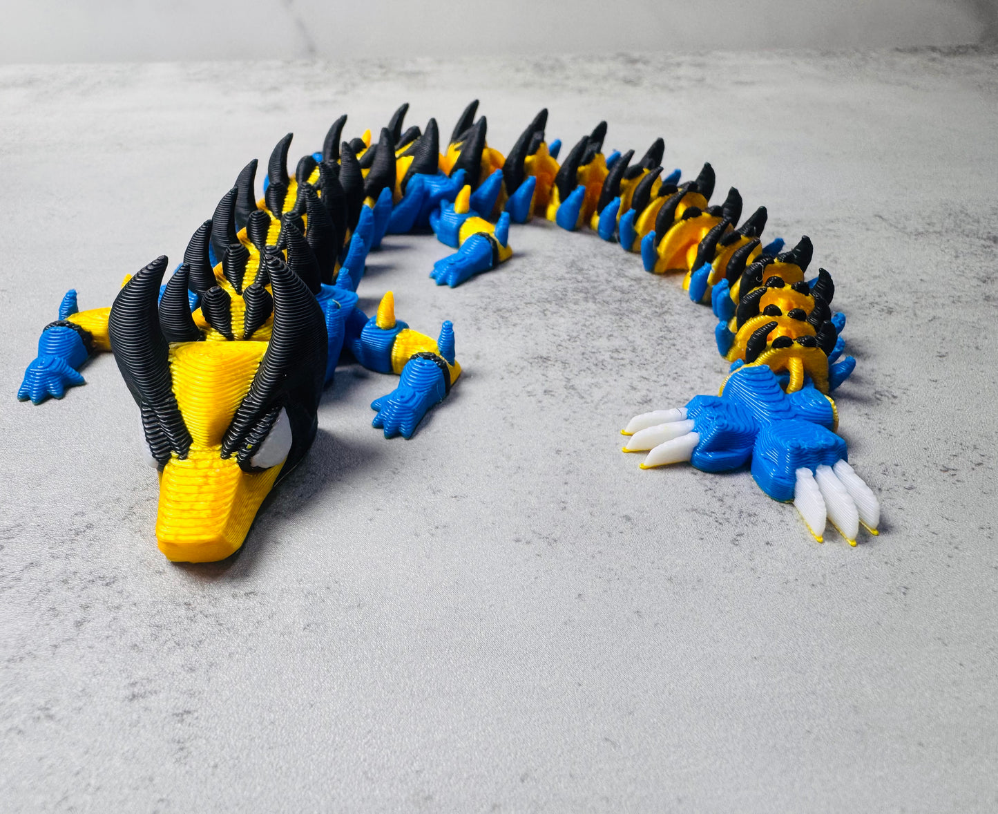3D Printed Articulated WolfMan Dragon (RTS)