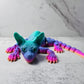 3D Printed Articulated Sphinx Cat (Teal) (RTS)