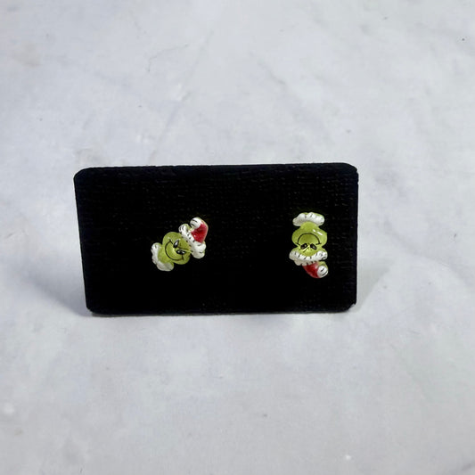Mean Guy Resin Stud Earring