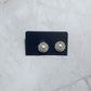 Pearl Rhinestone CLIP ON Stud Earring