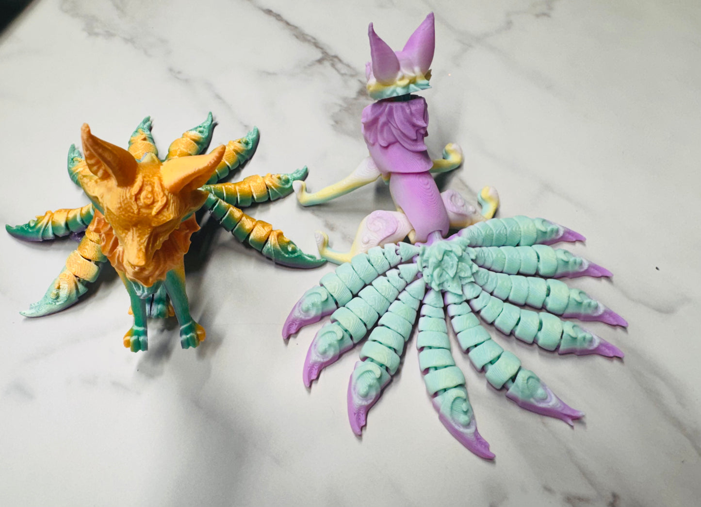 3D Printed 9 Tail Fox (RTS)