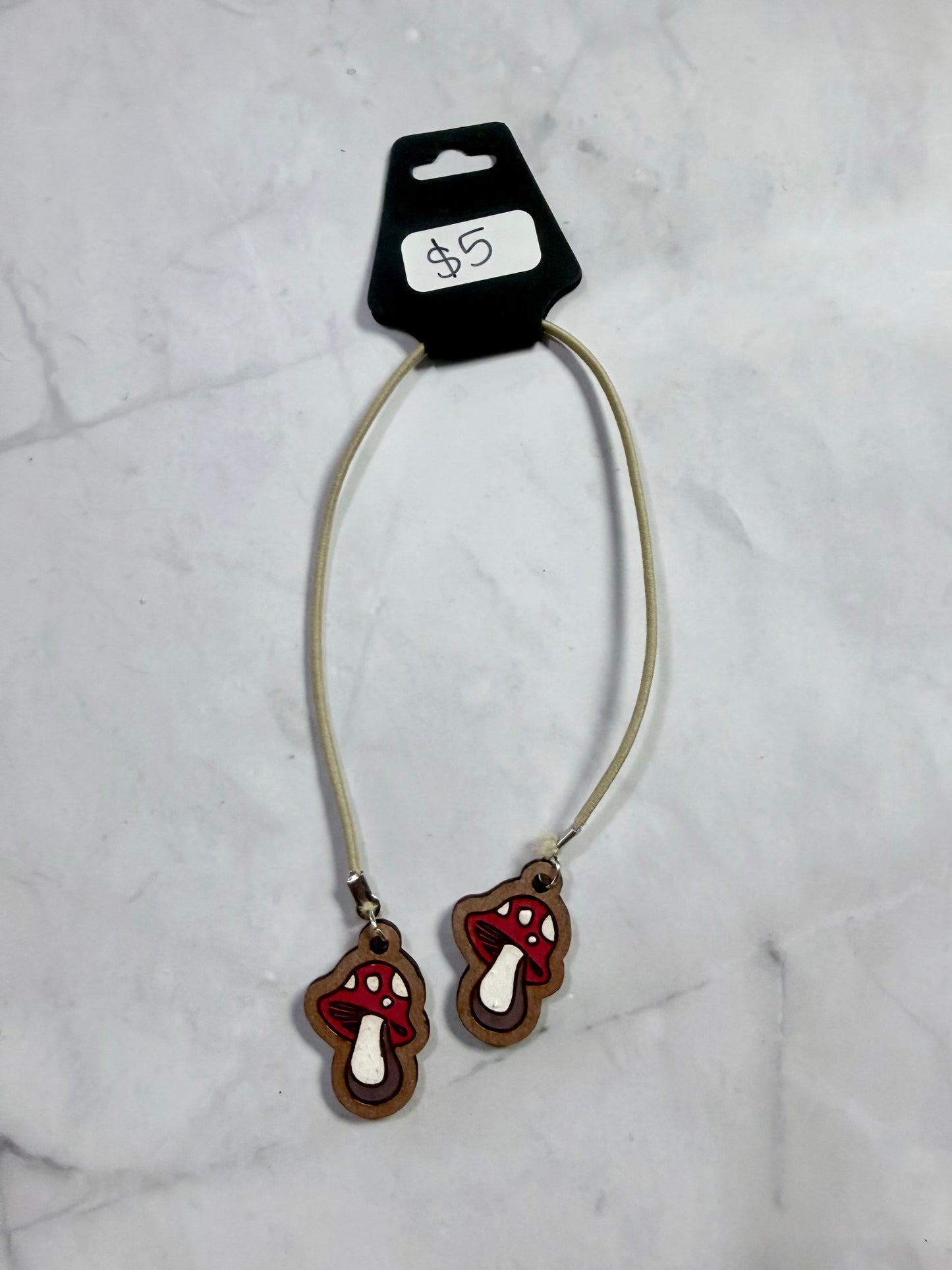 Mushroom String Bookmark