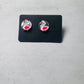Flamingo CLIP ON Stud Earring
