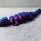 3D Printed Articulated Blue/Purple Alligator (RTS)