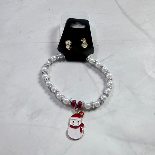 Sunflower Bracelet and Earring Set