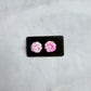 Light Pink Rose Stud Earring