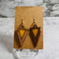 Geometric Triangle Dangle Earring