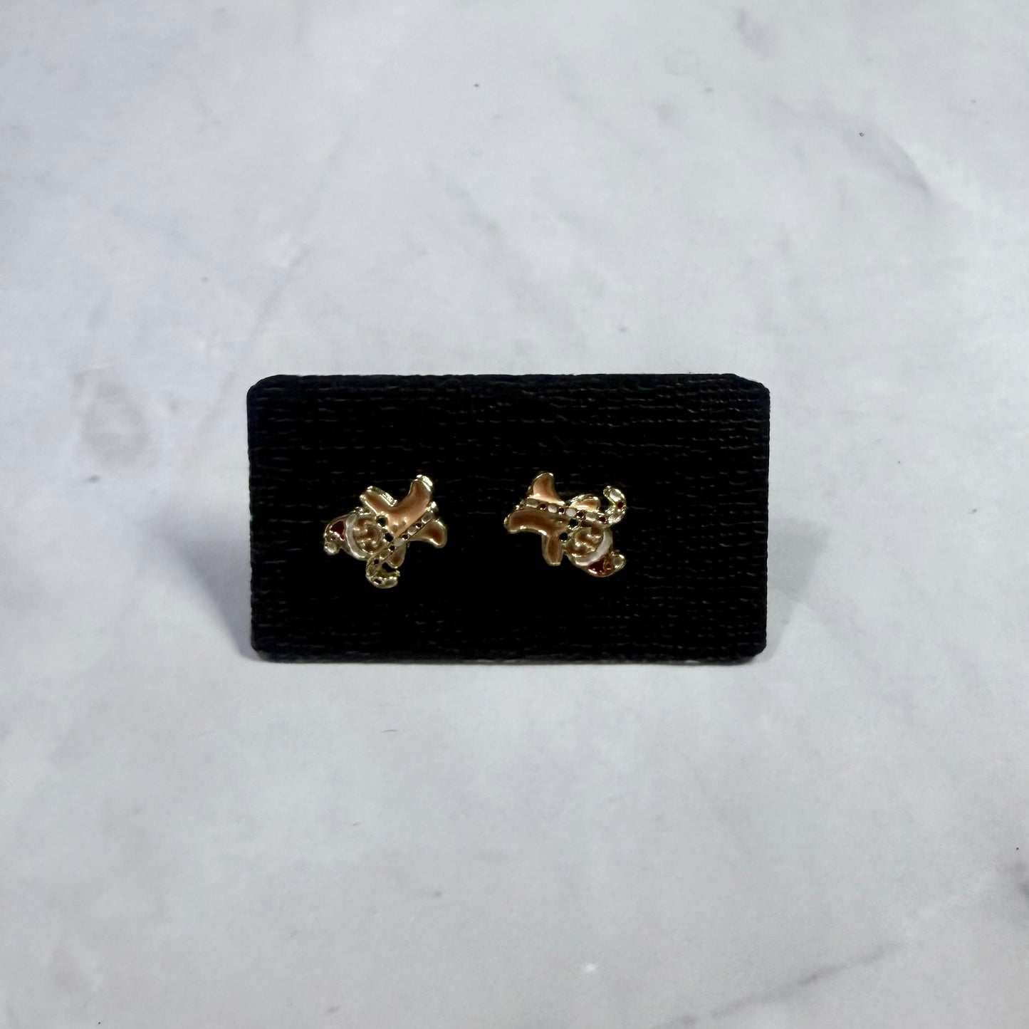 Gingerbread Man Metal Stud Earring