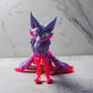 3D Printed Articulated 9 Tail Fox Purple/Pink/Orange (RTS)