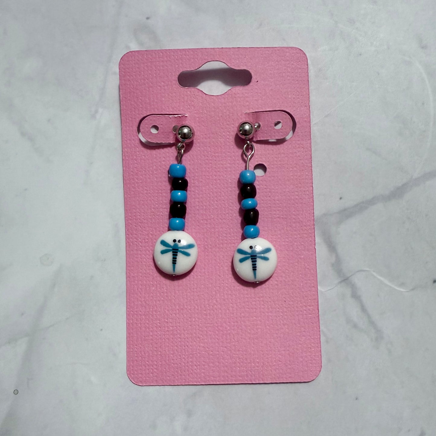 Blue Dragonfly Dangle