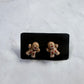 Gingerbread Man Resin Stud Earring