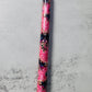 Moth pink glitter ballpoint pen