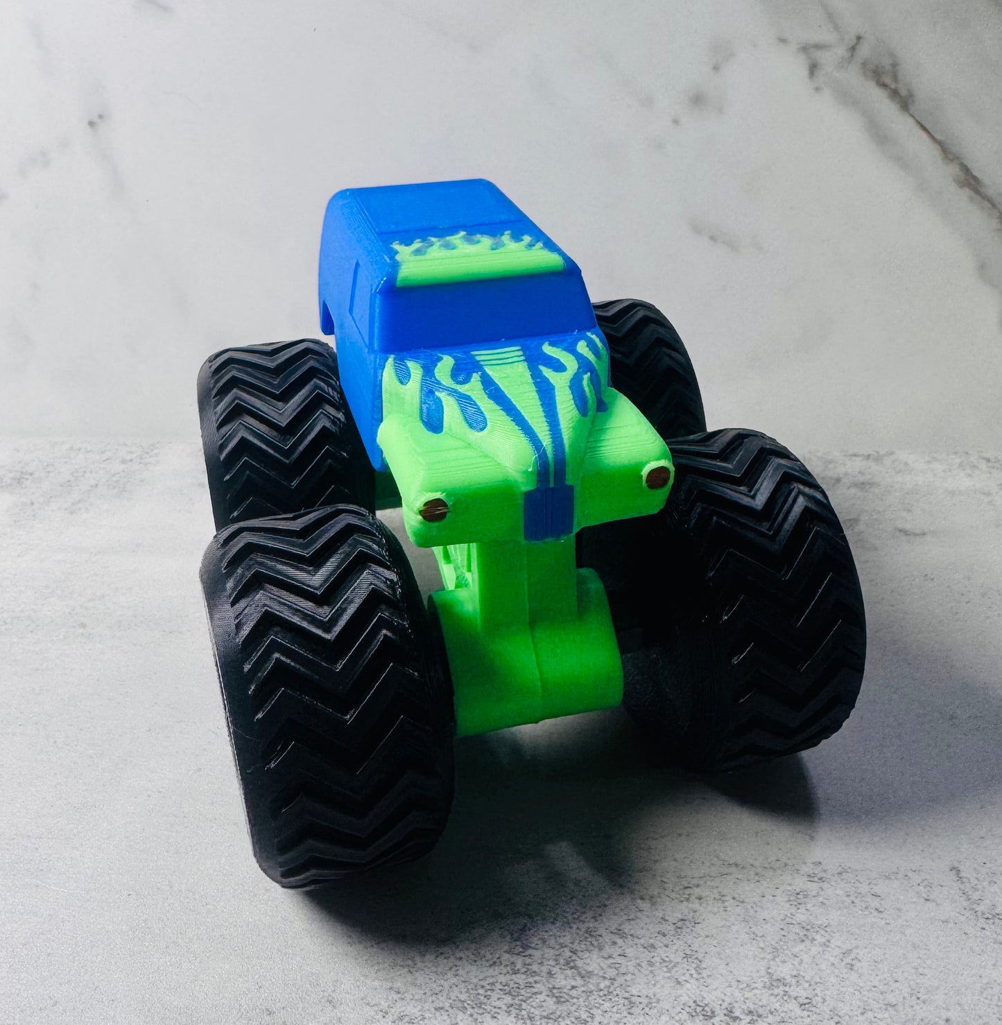 3D Printed Extra Large Monster Truck with Fully Functional Wheels (RTS)